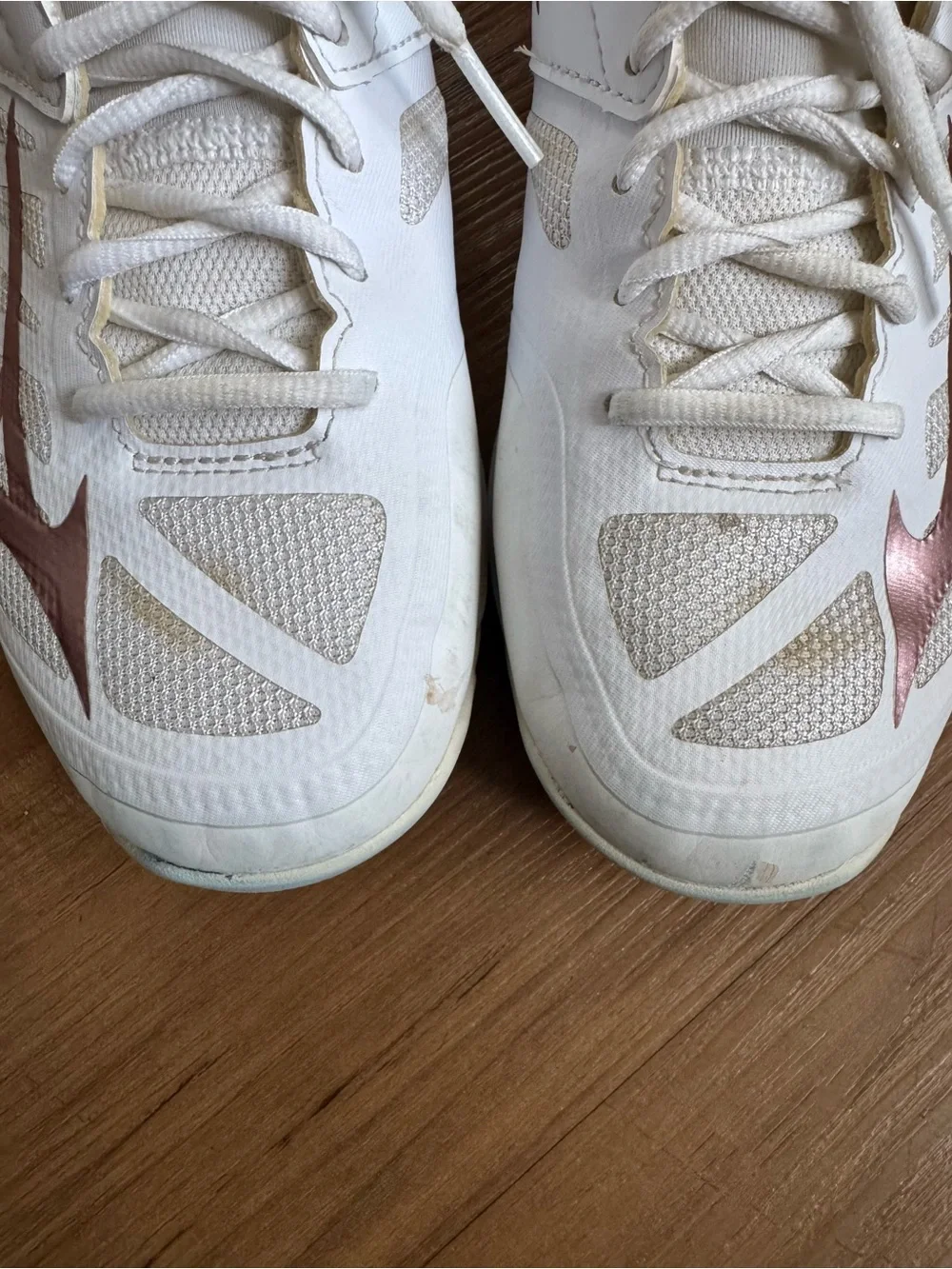 Mizuno Wave Dimension 'White Rose Gold'